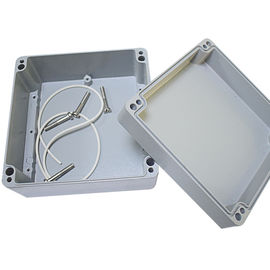 Porcellana Colore grigio che ricopre la scatola di giunzione materiale di alluminio elettrica della scatola di collegamento fornitore